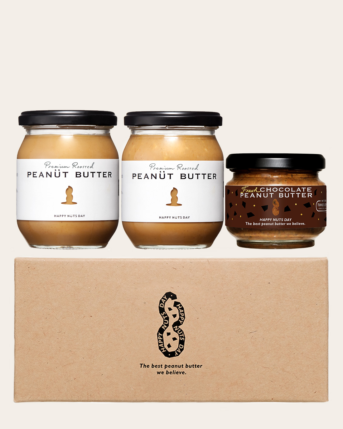 粒ありM+粒なしM+チョコセット